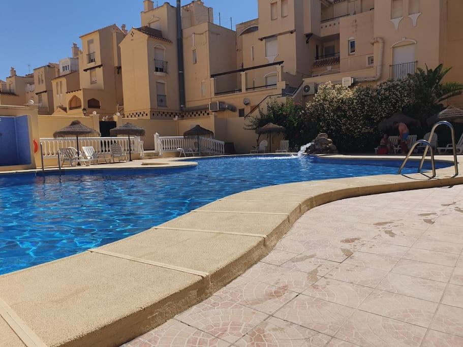 Ferienwohnung Atico En La Playa Roquetas de Mar Exterior foto